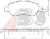 A.B.S. 37439 OE Brake Pad Set, disc brake